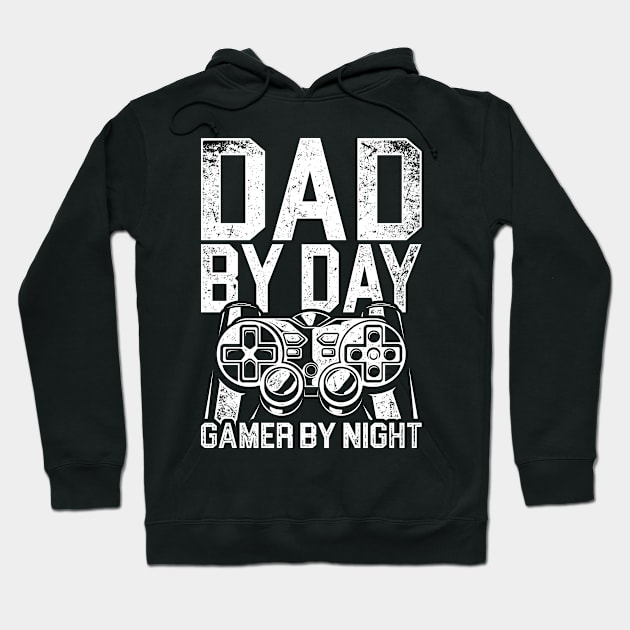 Dad By Day Gamer By Night Dad Jokes Hoodie by shirtsyoulike